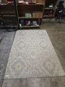 TATUM COLLECTION WOOL RUG MADE IN INDIA SLATE/ SILVER TW-01 5' x7'6" TATUTW-01SLSI5076
