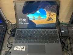 MICROSOFT WINDOWS 1866 256GB TOUCHSCREEN TABLET POWERS ON, LOCKED, CHARGER INCLUDED