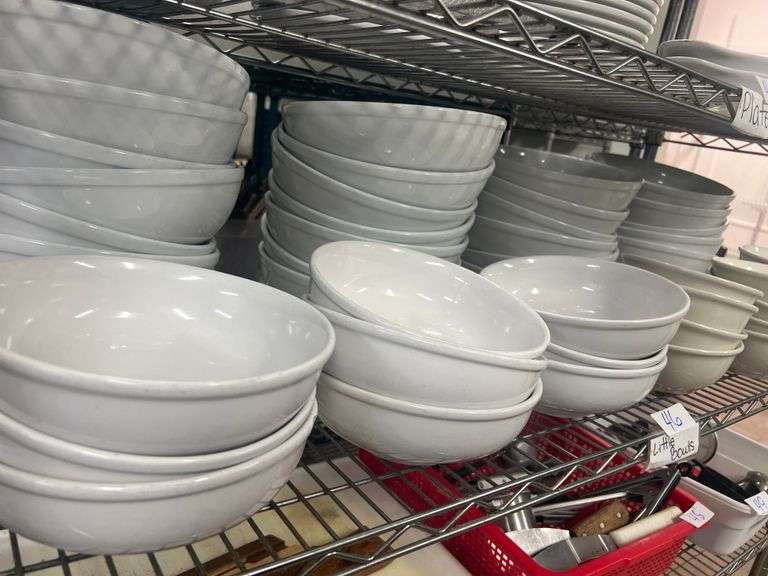 ITI & TUXTON SERVING BOWLS INCLUDING 6", 8", 9.5" DIA.