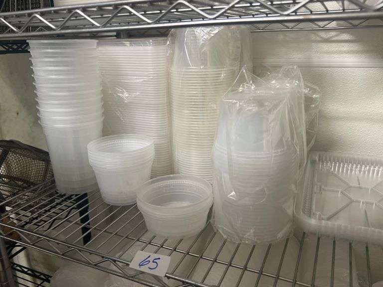 VARIOUS TO-GO CONTAINERS