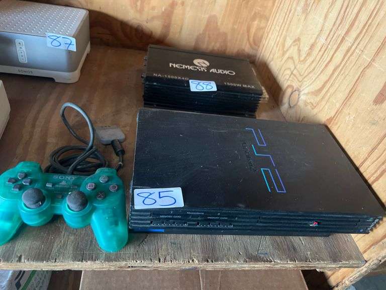 SONY PLAYSTATION 2 CONSOLE MODEL SCPH-30001 WITH WIRED CONTROLLER SCPH-1200 INCLD.