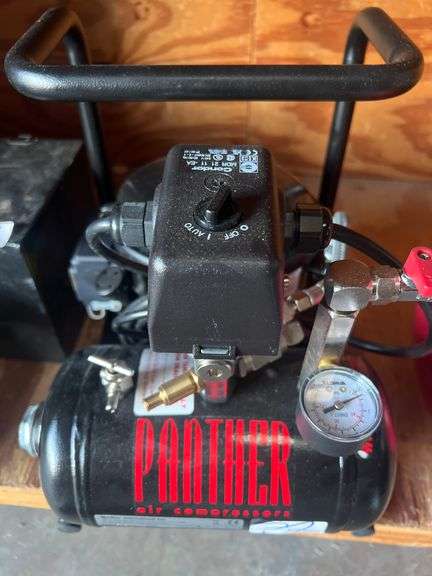 PANTHER ULTRA QUIET AIR COMPRESSOR BY WERTHER INTERNATIONAL P15-TC I/MIN/CFM 20/0.72 IN WORKING CONDITION RETAILS FOR $2000