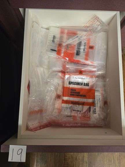 STAT GUARD BIOHAZARD SPECIMEN BAGS