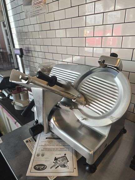 GLOBE MODEL G12 G-SERIES MANUAL FOOD SLICER 1/2HP NSF WITH MANUAL AND GUIDE INCLUDED