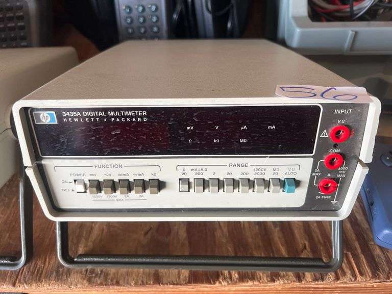 HEWLETT PACKARD 3435A DIGITAL MULTIMETER