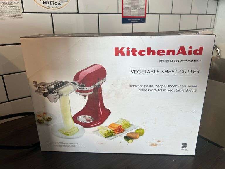 KITCHEN AID VEGETABLE SHEET CUTTER STAND MIXER ATTACHMENT WH72789363
