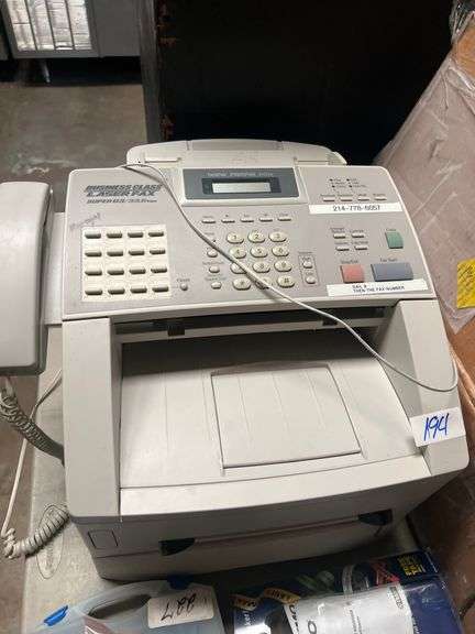BROTHER INTELLIFAX 4100e BUSINESS CLASS LASER FAX MACHINE SUPER G3 / 33.6KBPS