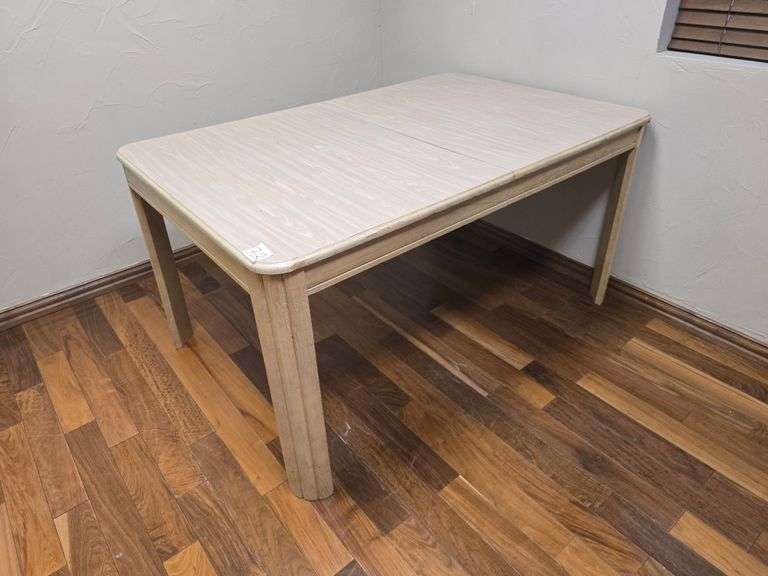 SOLID WOOD TABLE APROX 38"x58"x30"