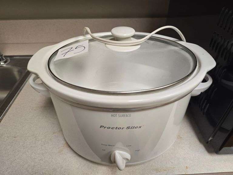 PROCTOR SILEX SLOW COOKER WITH LID MODEL 33275