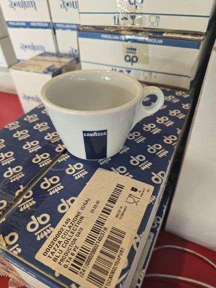 APULUM HARD PORCELAIN 6PCS BLU COLLECTION ESPRESSO CUSP