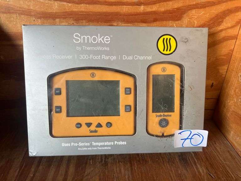 THERMOWORKS SMOKE WIRELESS RECEIVER 300' RANGE DUAL CHANNEL