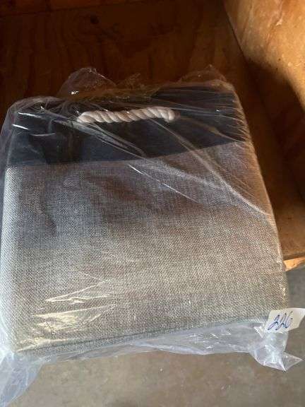 GREY AND BLACK MEDIUM FABRIC ORGANIZERS