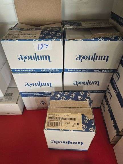 APULUM HARD PORCELAIN 6PCS BLU COLLECTION SAUCERS