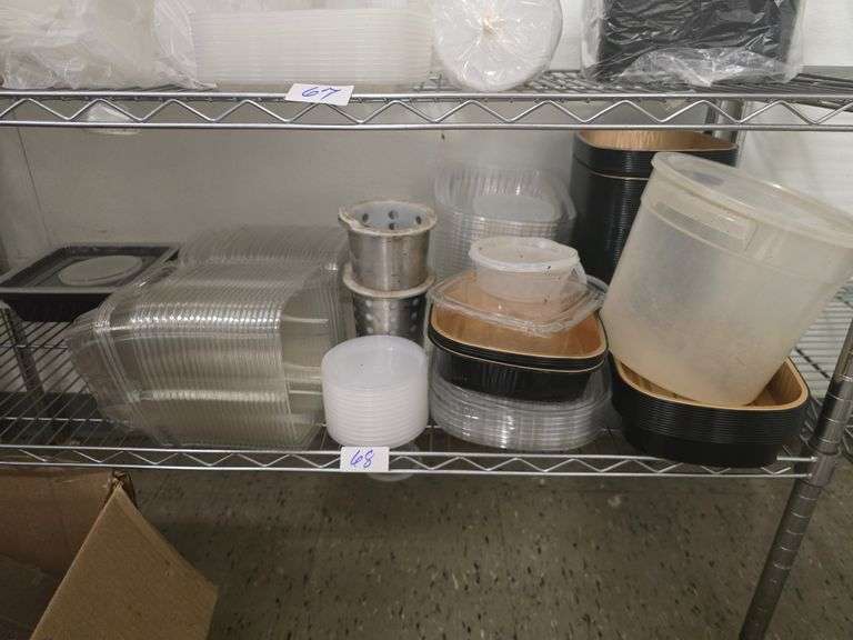 VARIOUS TO-GO CONTAINERS