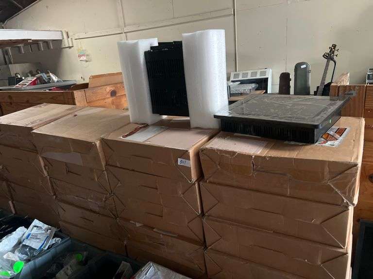 BIO-DISPLAY TOUCH SCREEN COMPUTER CONTROL PANEL PN: GEST150AU-SC01-OT-R REV.B MOST WITH POWER CABLE AND ACCESSORIES IN BOX