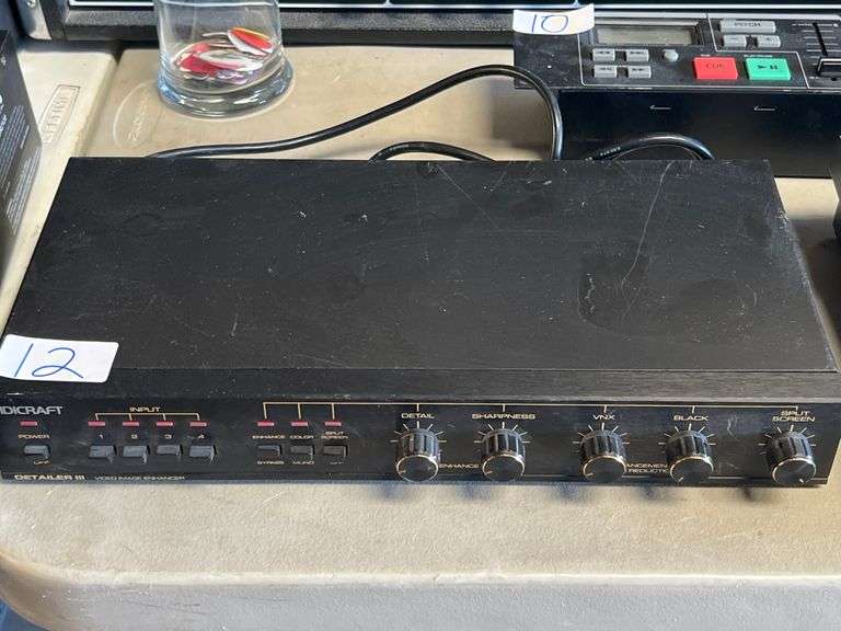 VIDICRAFT DETAILER III VIDEO IMAGE ENHANCER WITH POWER CABLE