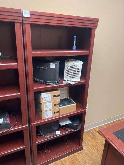 PRESSED WOODEN 5-TIER BOOKSHELF APROX 30" x 12" x 6'