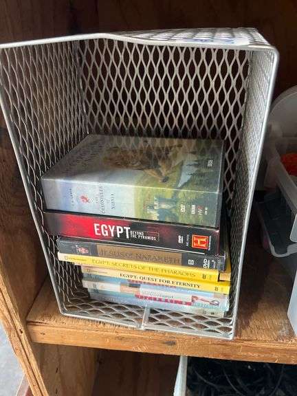 VARIOUS DVD SETS IN METAL ORGANIZER