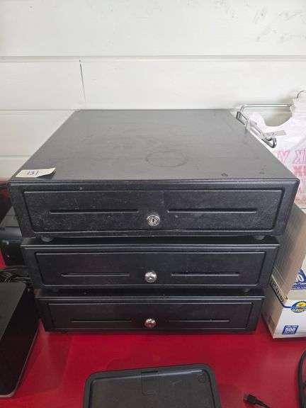 METAL CASH DRAWERS, KEYS NOT INCLD.