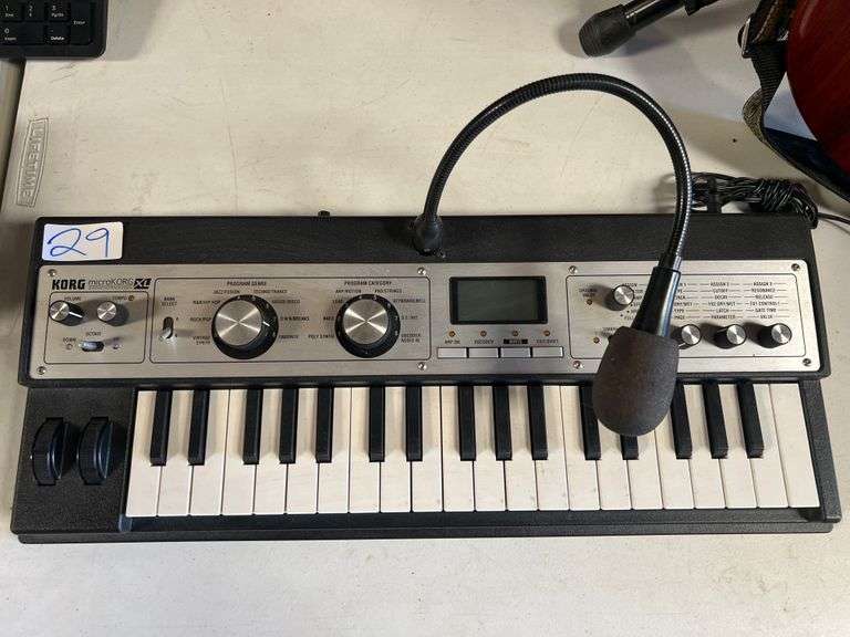 KORG MICRO KORG SYNTHESIZER / VOCODER XL MODEL MKXL WITH POWER CABLE INCLD.