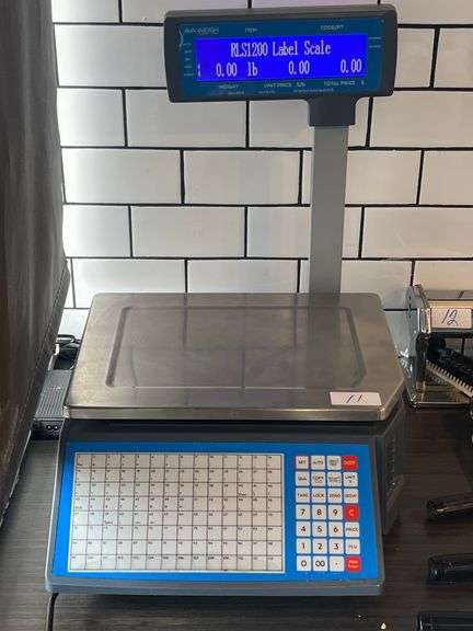 AVAWEIGH RLS1200 LABEL COMMERCIAL SCALE 30lbX0.01LB / 60lb X 0.02LB