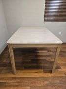 SOLID WOOD TABLE APROX 38"x58"x30"