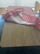 FORMICA TOPPED TABLE 4' x 30" x 30"H