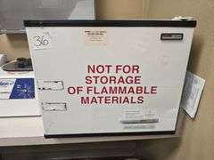 DANBY REVERSIBLE MEDICAL COUNTERTOP FRIDGE WITH SUPPLIES INCLUDED INSIDE