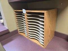 11-SLOT PAPER ORGANIZER 21.5"x12"x16"