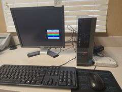 FULL COMPUTER SETUP INCLUDING DELL OPTIPLEX 3020 COMPUTER ; DELL E176FPf  MONITOR ; DELL USB MOUSE & KEYBOARD ; & NETGEAR 5PORT SWITCH GS605 v4