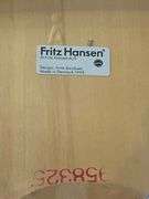 FRITZ HANSEN VINTAGE WOOD AND METAL CHAIRS DESIGN: ANNE JACOBSEN MADE IN DENMARK 1995