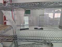 CLEAR TABLETOP DISPLAYS WITH 5 IN LOT