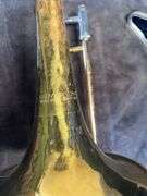 VINTAGE SILVERTONE  TROMBONE 183837 MADE IN ELKHART-IND WITH CASE INCLD.