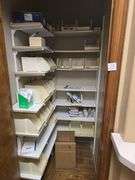CONTENTS OF CLOSET SHELVING INCLUDED IF YOU WOULD LIKE