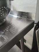 STAINLESS STEEL COMMERCIAL FOOD PREP TABLE APROX 4'x2'x35"