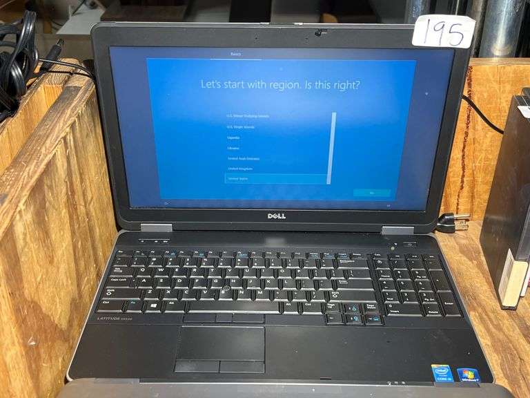 DELL LATITUDE E6540 LAPTOP WITH CORE i5 INTEL, MEMORY INCLD. HAS BEEN INSTALLED WITH WINDOWS 10, IN WORKING CONDITION, WITH CHARGER INCLUDED! PERFECT FOR NEW USER