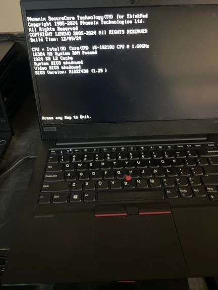 LENOVO THINKPAD E14 LAPTOP ORIGINALLY WITH CORE I5 10TH GEN & CORE i5 INTEL NO MEMORY BUT MOST POWER ON