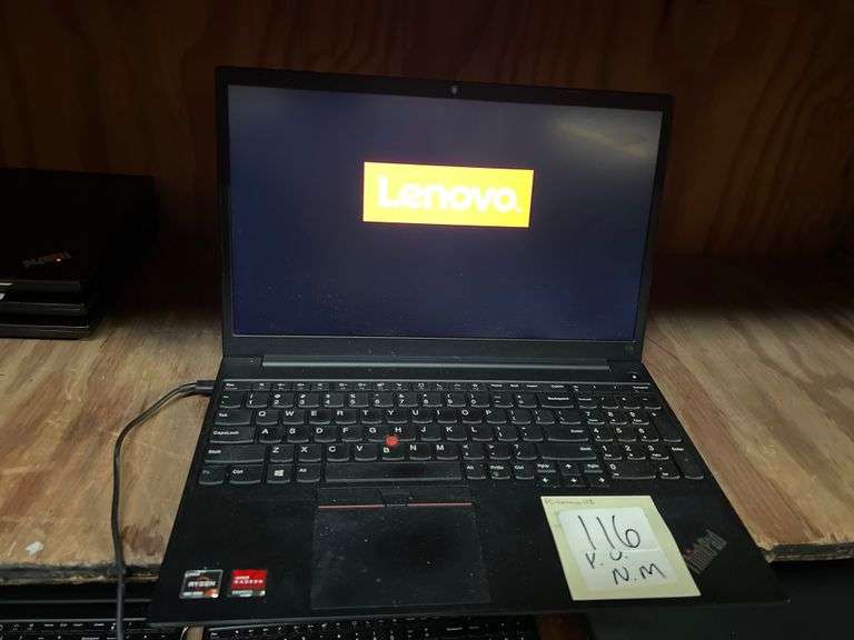 LENOVO THINKPAD E15 LAPTOP WITH AMD RYZEN 4000 SERIES 7 AND RADEON GRAPHICS, POWERS ON NO MEMORY