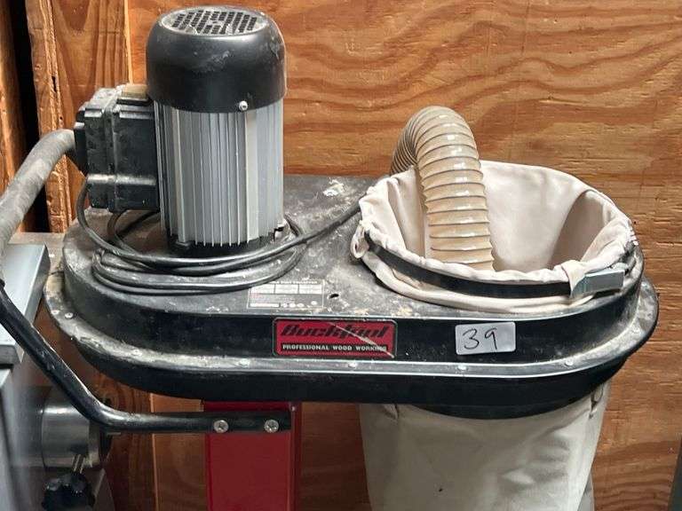 BUCKTOOL PROFESSIONAL WOOD WORKING MOVEABLE DUST COLLECTOR DC50 1.2HP 750CFM 3450RPM HOSE DIA: 4"