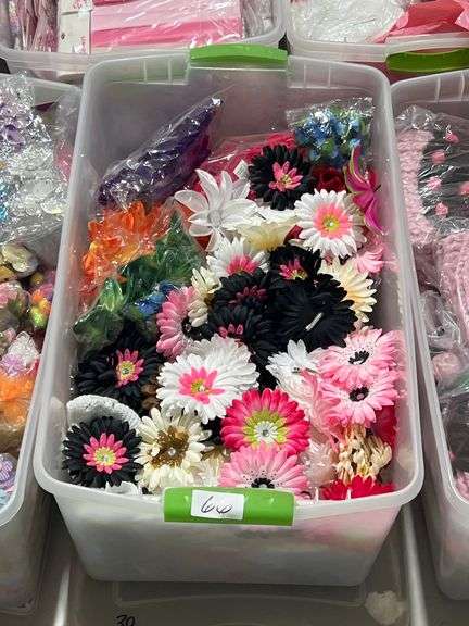 LARGE FLORAL HAIR CLIPS
