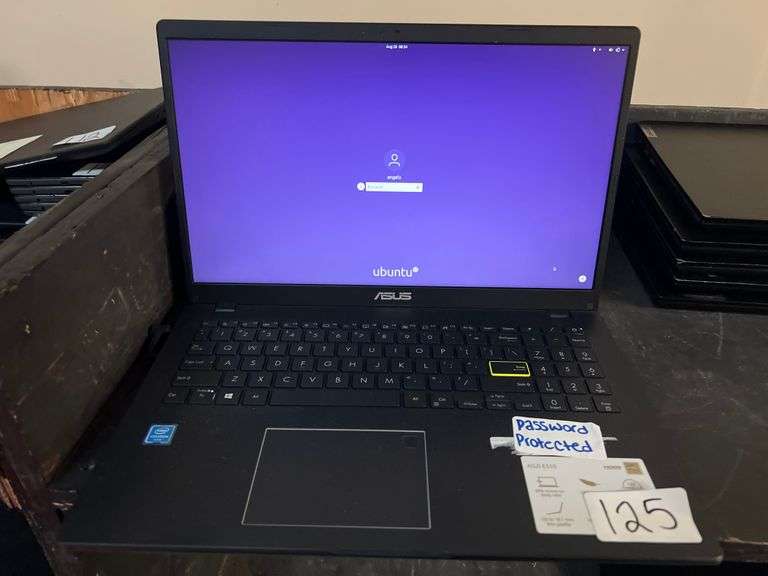 ASUS E510 LAPTOP POWERS ON BUT PASSWORD PROTECTED