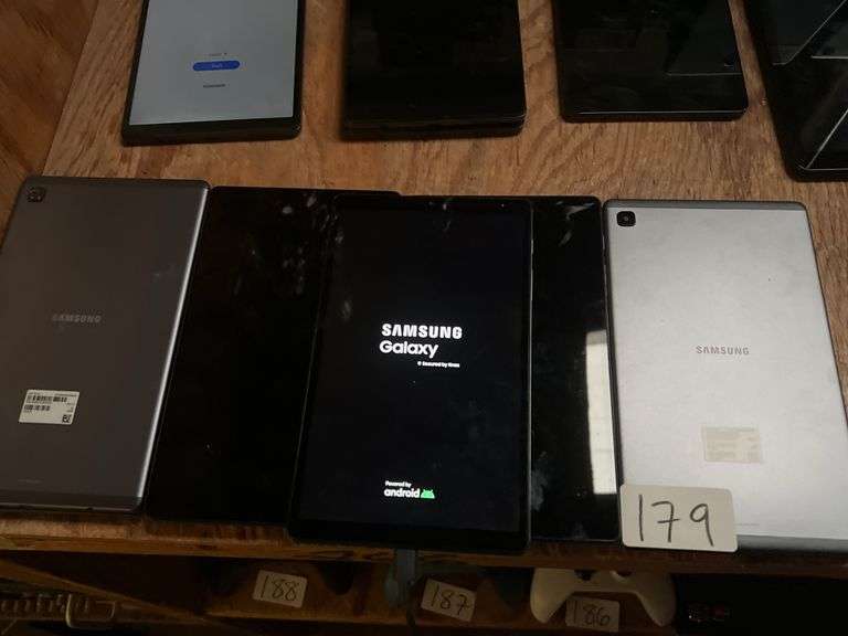 SAMSUNG GALAXY TAB A ANDROID TABLETS SM-T227U MOST TESTED AND POWER ON BUT SOME PASSWORD PROTECTED