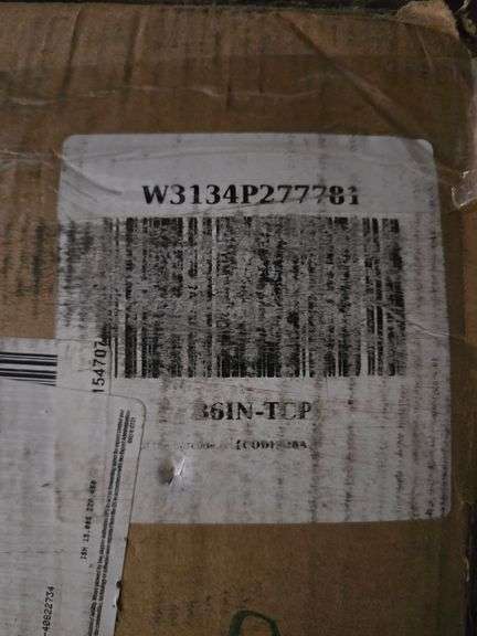 WHITE 36" UNDERMOUNT SINGLE FAUCET BATHROOM SINK MODEL 36IN-TCP SKU: W3134P277781