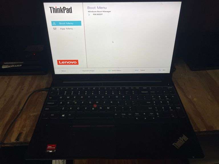 LENOVO THINKPAD E15 LAPTOP WITH RADEON GRAPHICS, POWERS ON NO MEMORY