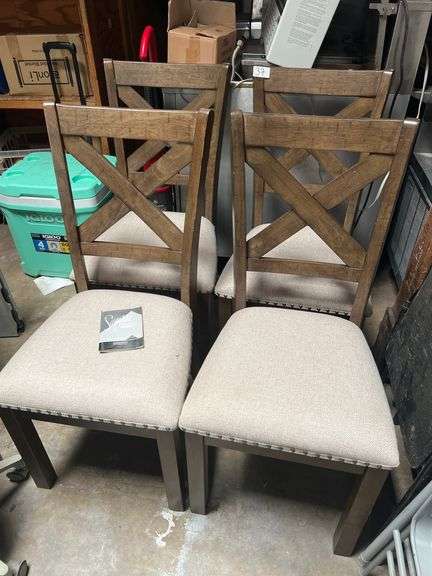 SIGNATURE DESIGN ASHLEY DINING UPHOLSTERED SIDE CHAIR D631-01 EACH WITH TAGS