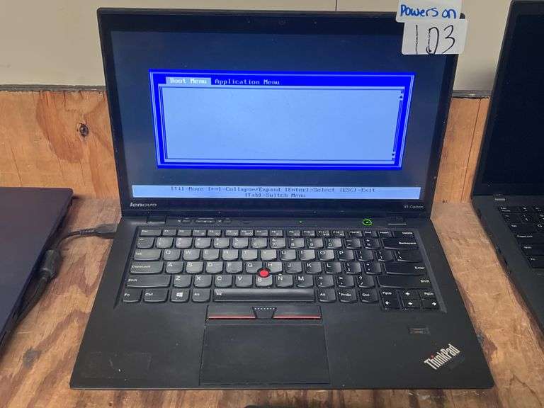 LENOVO X1 CARBON LAPTOP POWERS ON WITH NO MEMORY
