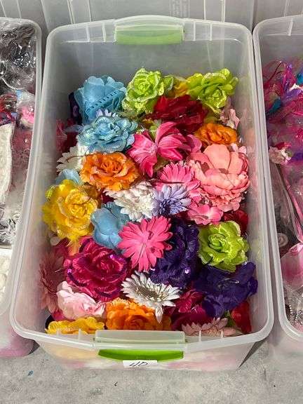 LARGE FLORAL HAIR CLIPS