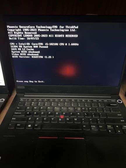 LENOVO THINKPAD E14 LAPTOP ORIGINALLY WITH CORE I5 10TH GEN & CORE i5 INTEL NO MEMORY BUT MOST POWER ON