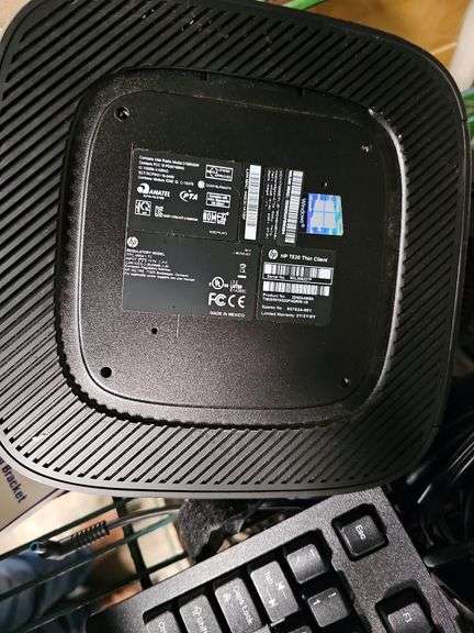 HP T530 THIN CLIENT MINI PC  EACH WITH POWER CABLE & HDMI CABLE, WITH USB KEYBOARD & HP 21kd MONITOR & POWER CABLE INCLD. **count per pc