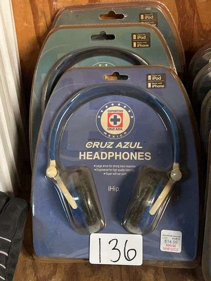 IHIP DEPORTIVO CRUZ AZUL HEADPHONES FOR IPHONE